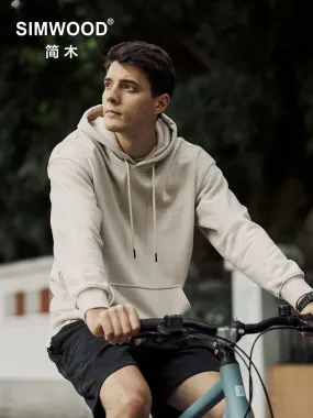 Oversize Hoodies Men with Carbonized Compact Spinning Fabric