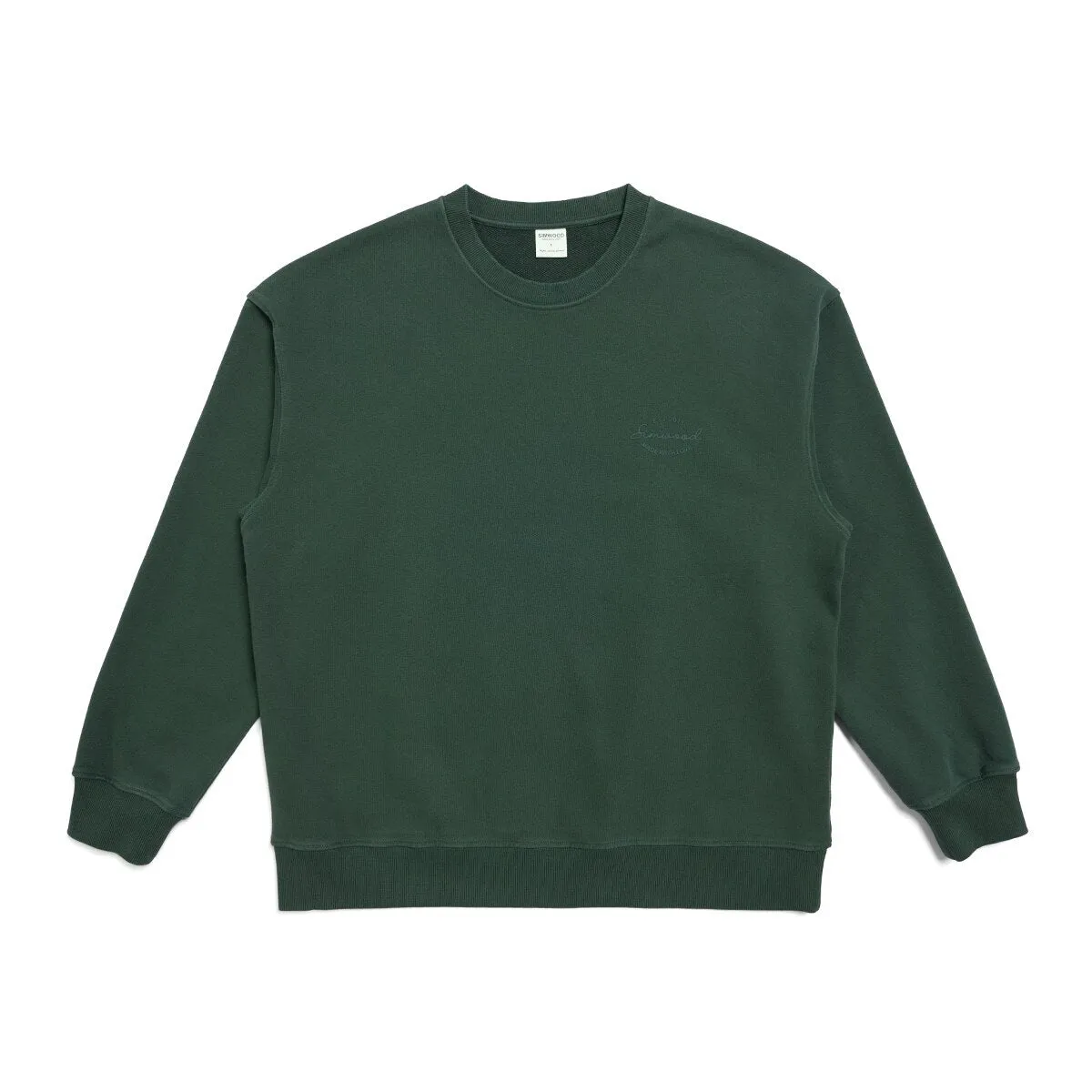 Oversize Men's Sweatshirts with Carbonized Compact Spinning Fabric