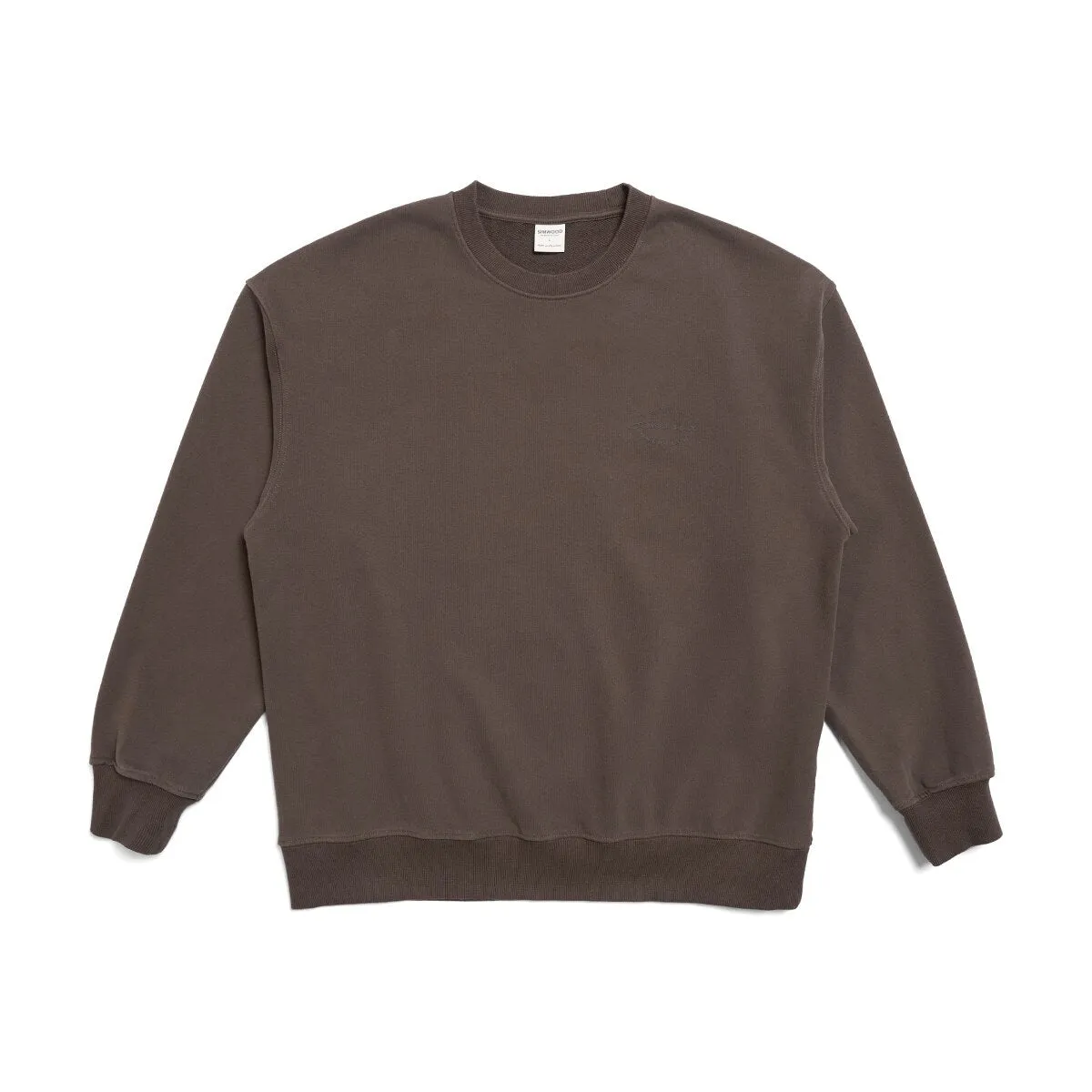 Oversize Men's Sweatshirts with Carbonized Compact Spinning Fabric