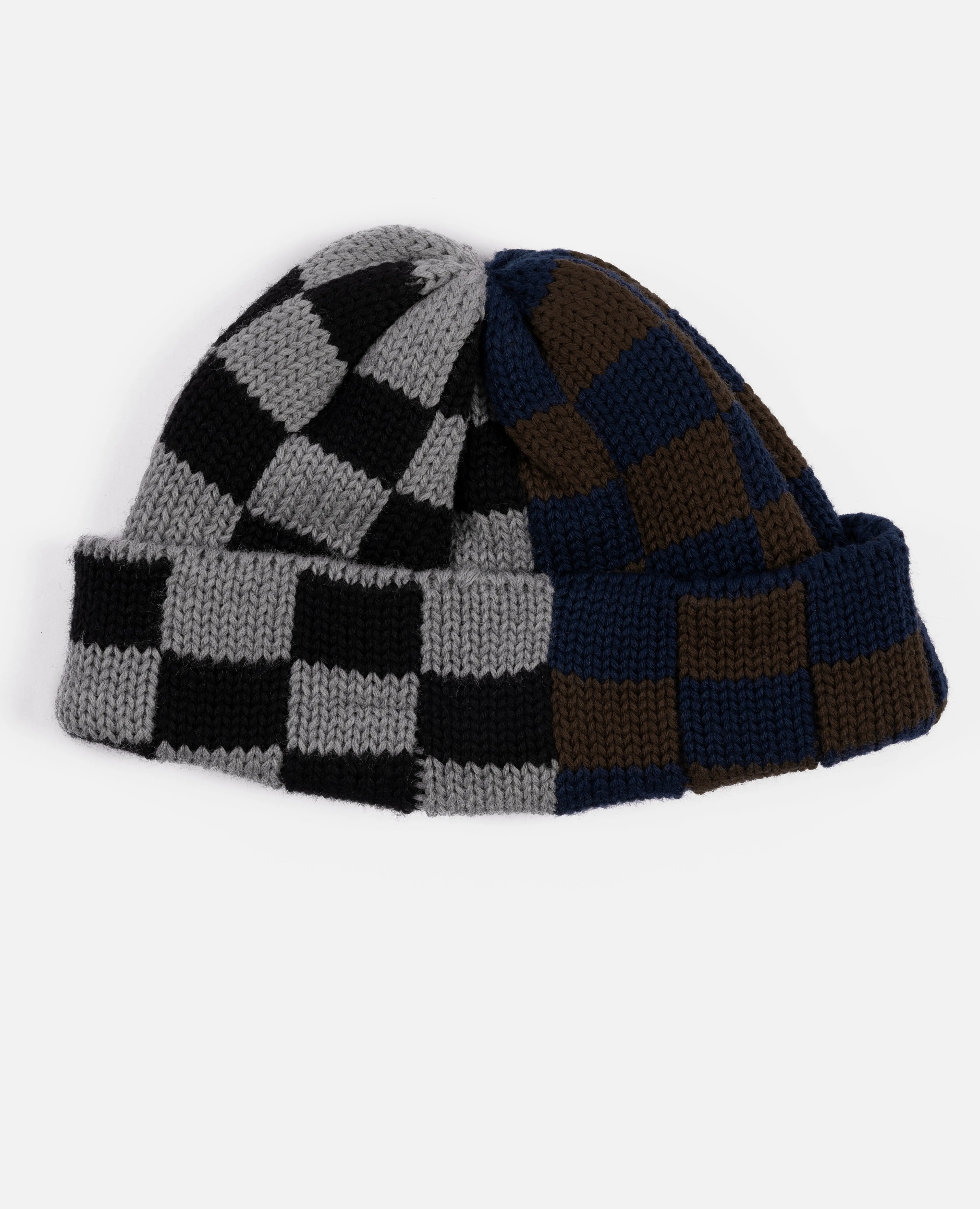 Patta Split Two Tone Knitted Beanie (Delicioso/Cement)