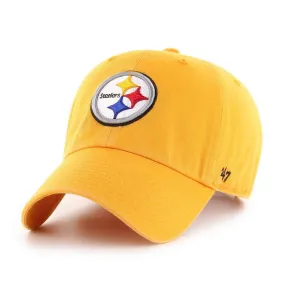 Pittsburgh Steelers 47 Brand Gold Yellow Clean Up Adj. Slouch Hat Cap