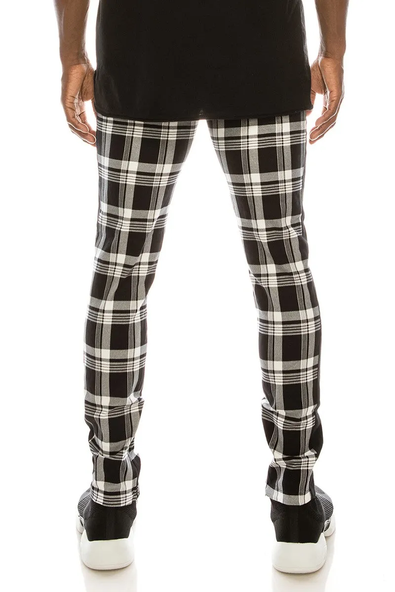 Plaid Pants - Black