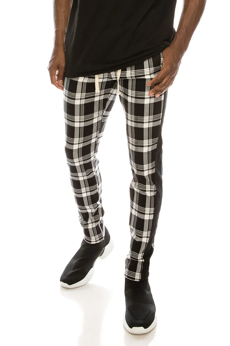 Plaid Pants - Black