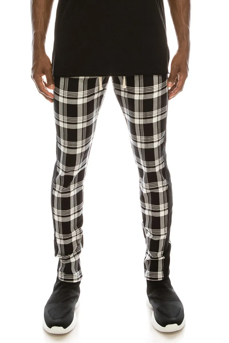 Plaid Pants - Black