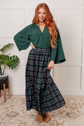 Plaid Perfection Maxi Skirt - 11/7