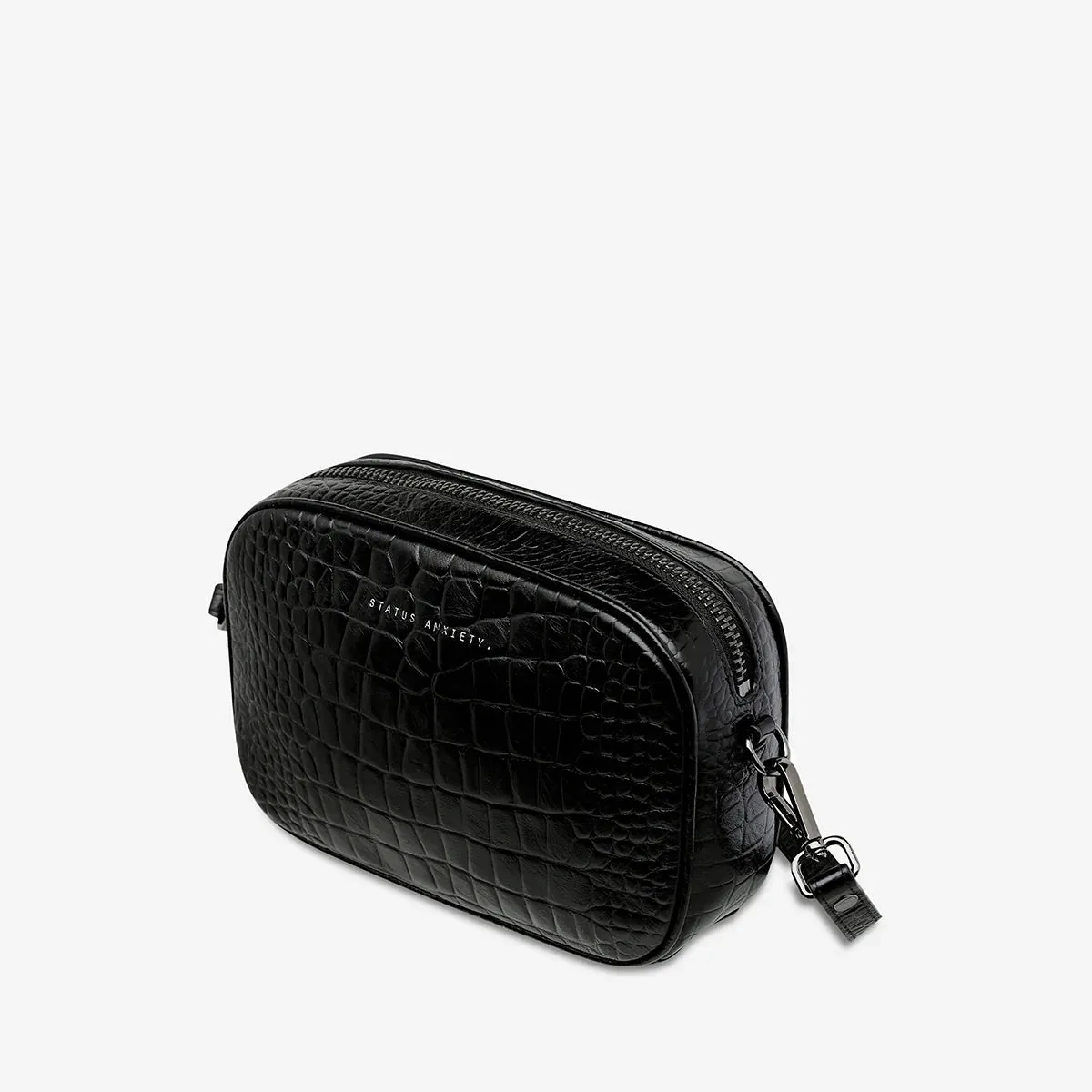 PLUNDER BAG (Black Croc)