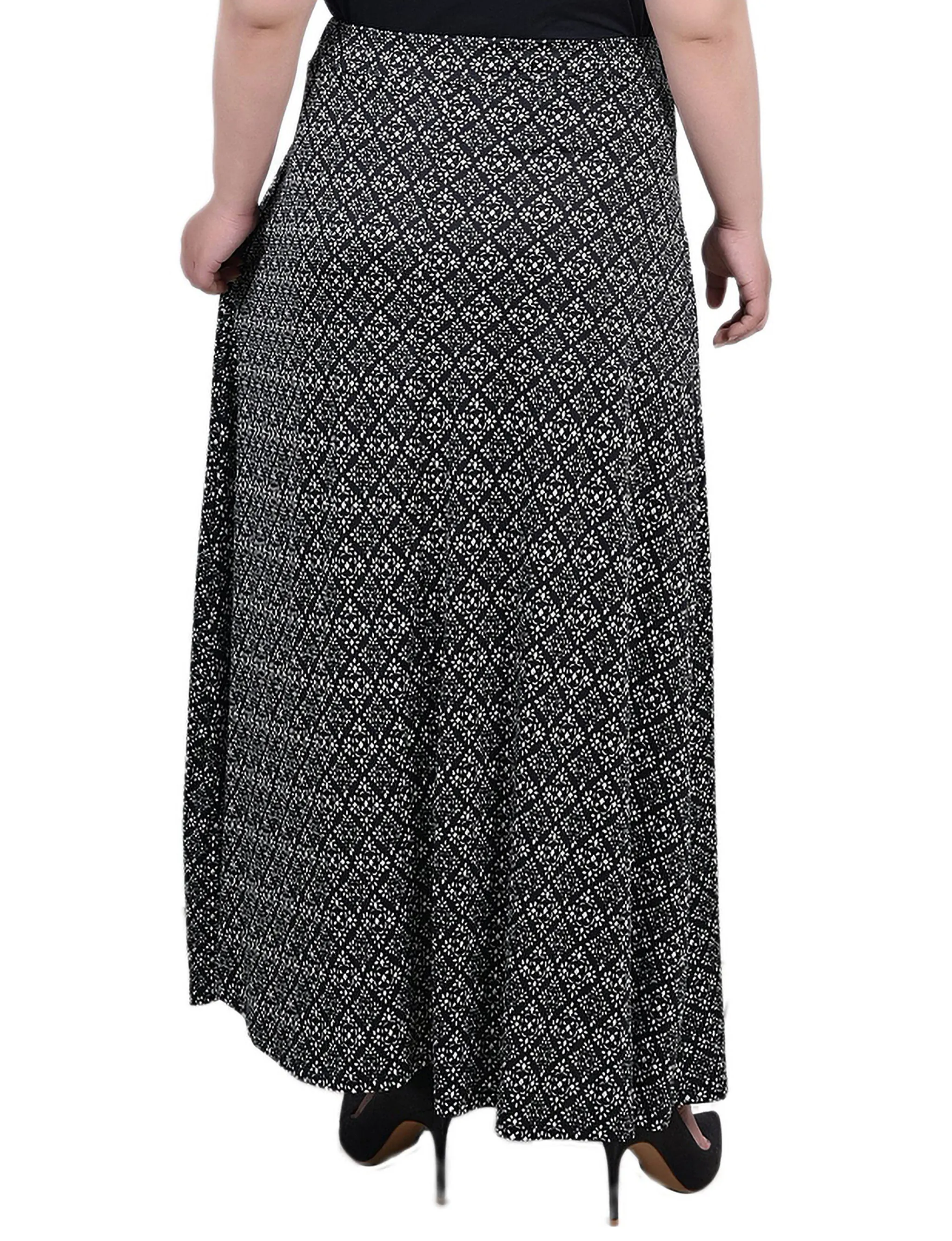 Plus Size Maxi Length Skirt