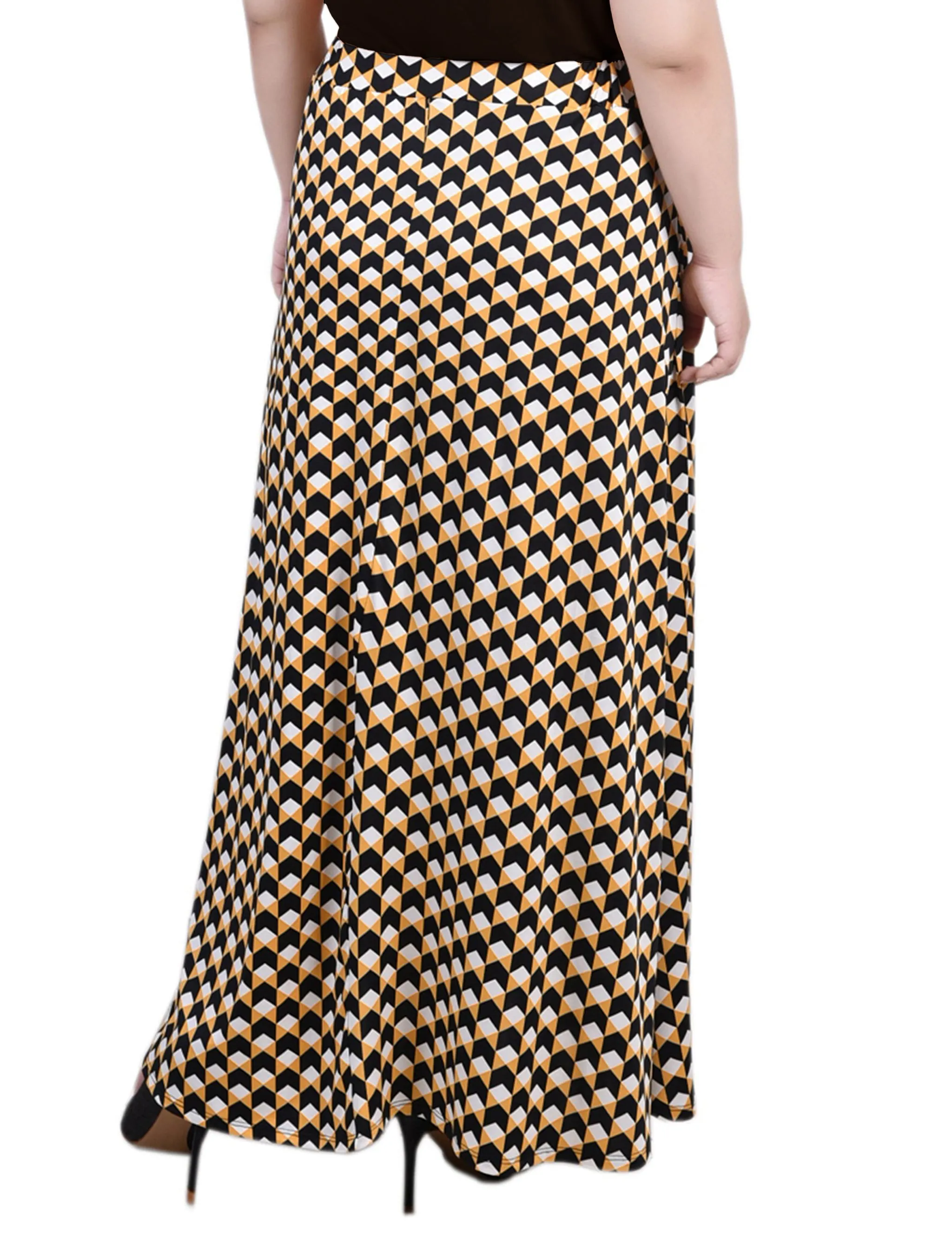 Plus Size Maxi Length Skirt