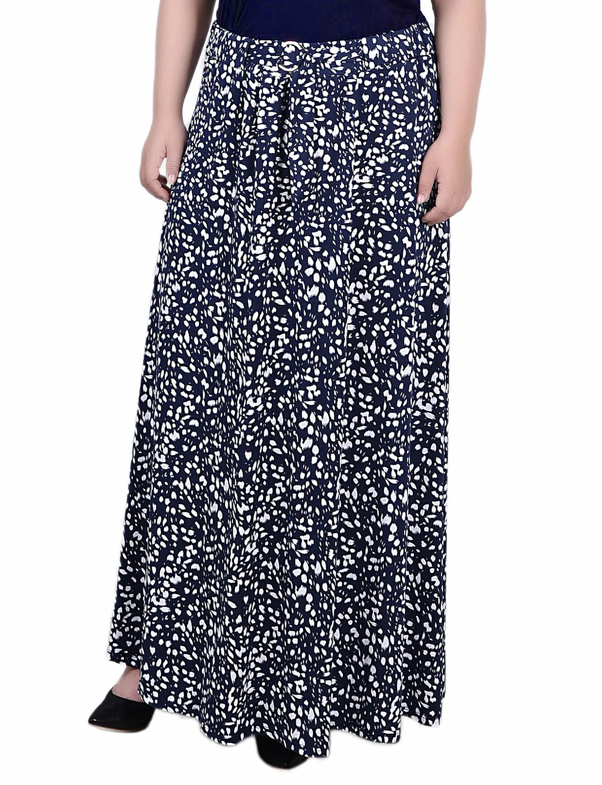 Plus Size Maxi Length Skirt