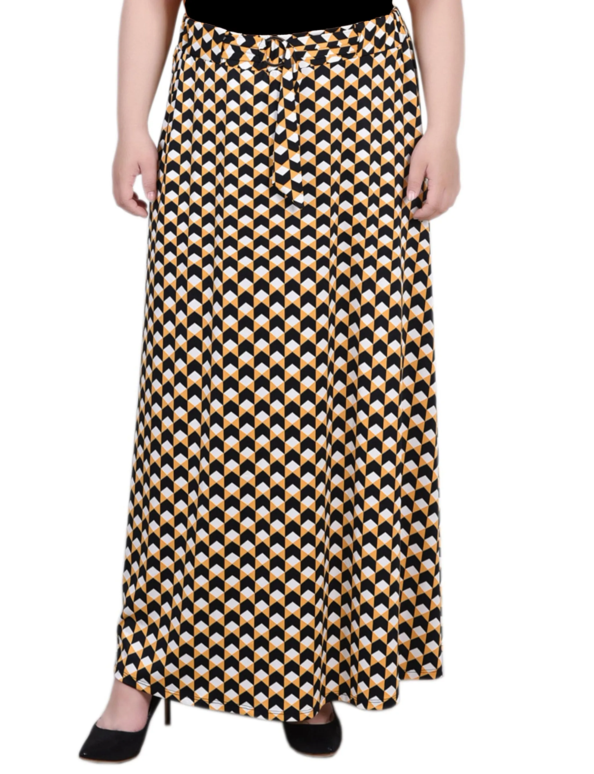 Plus Size Maxi Length Skirt