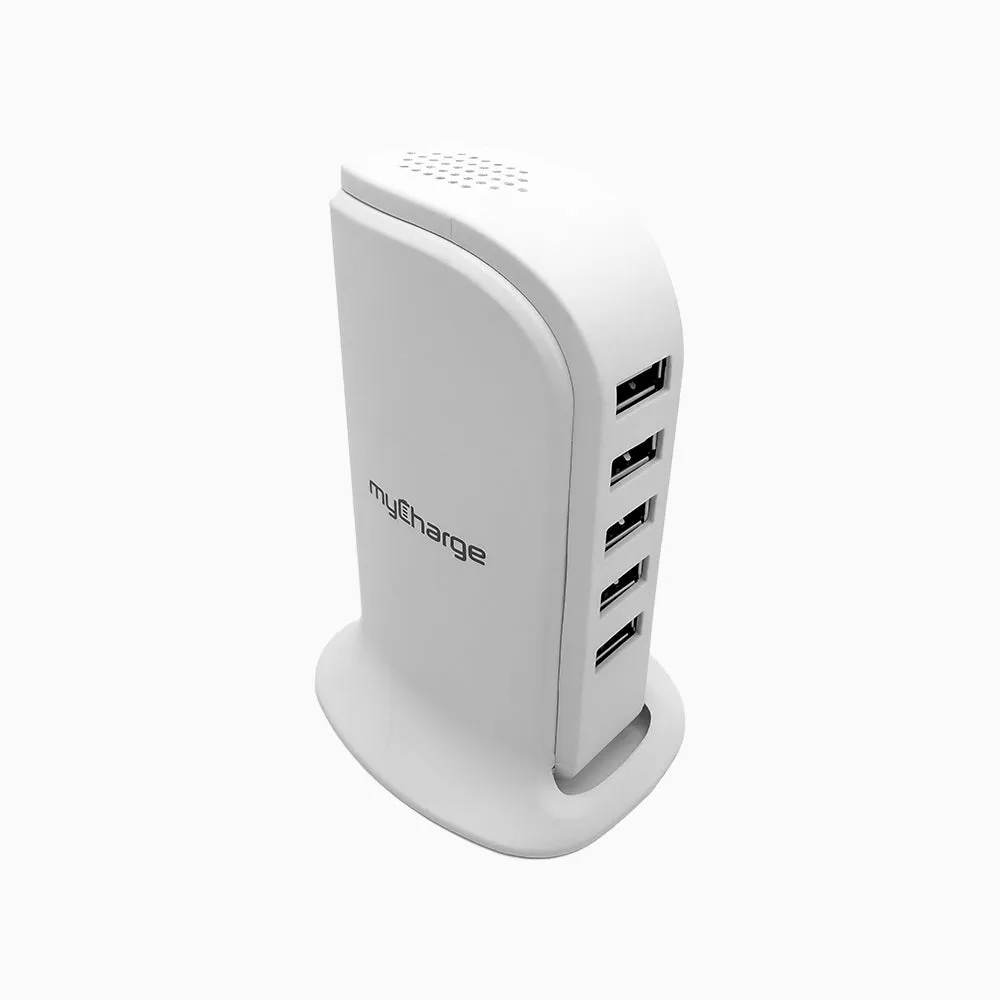 PowerHub 5-Port USB Tower