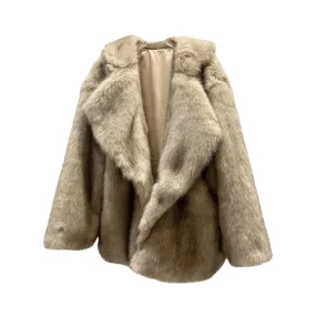 Pre Order:  Faux Fur Loose Short Coat