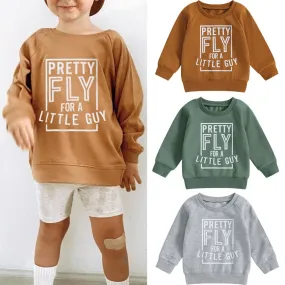 Pretty Fly For a Little Guy Crewneck Sweater