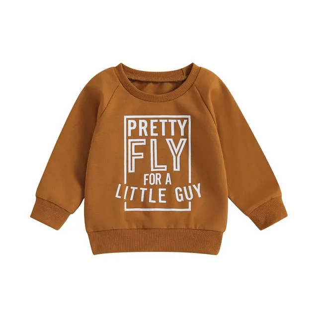 Pretty Fly For a Little Guy Crewneck Sweater