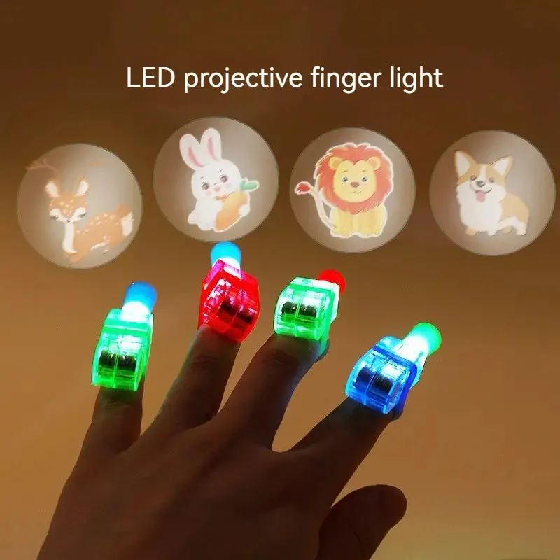 Projection Finger Flashlight For Kids