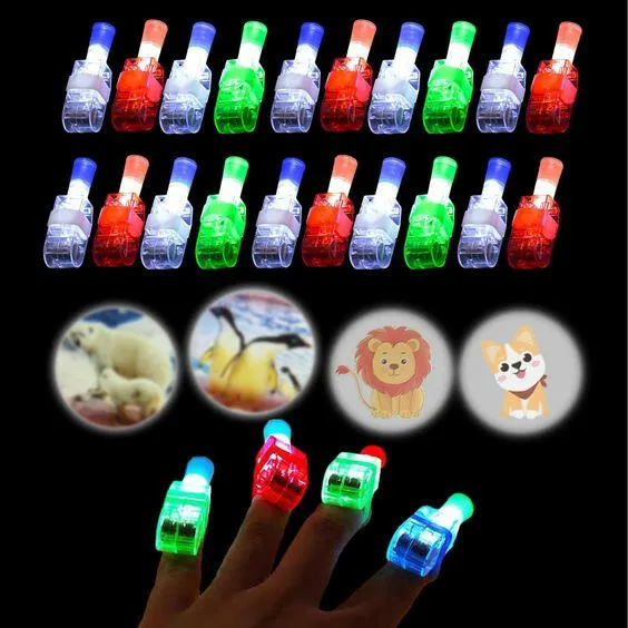 Projection Finger Flashlight For Kids