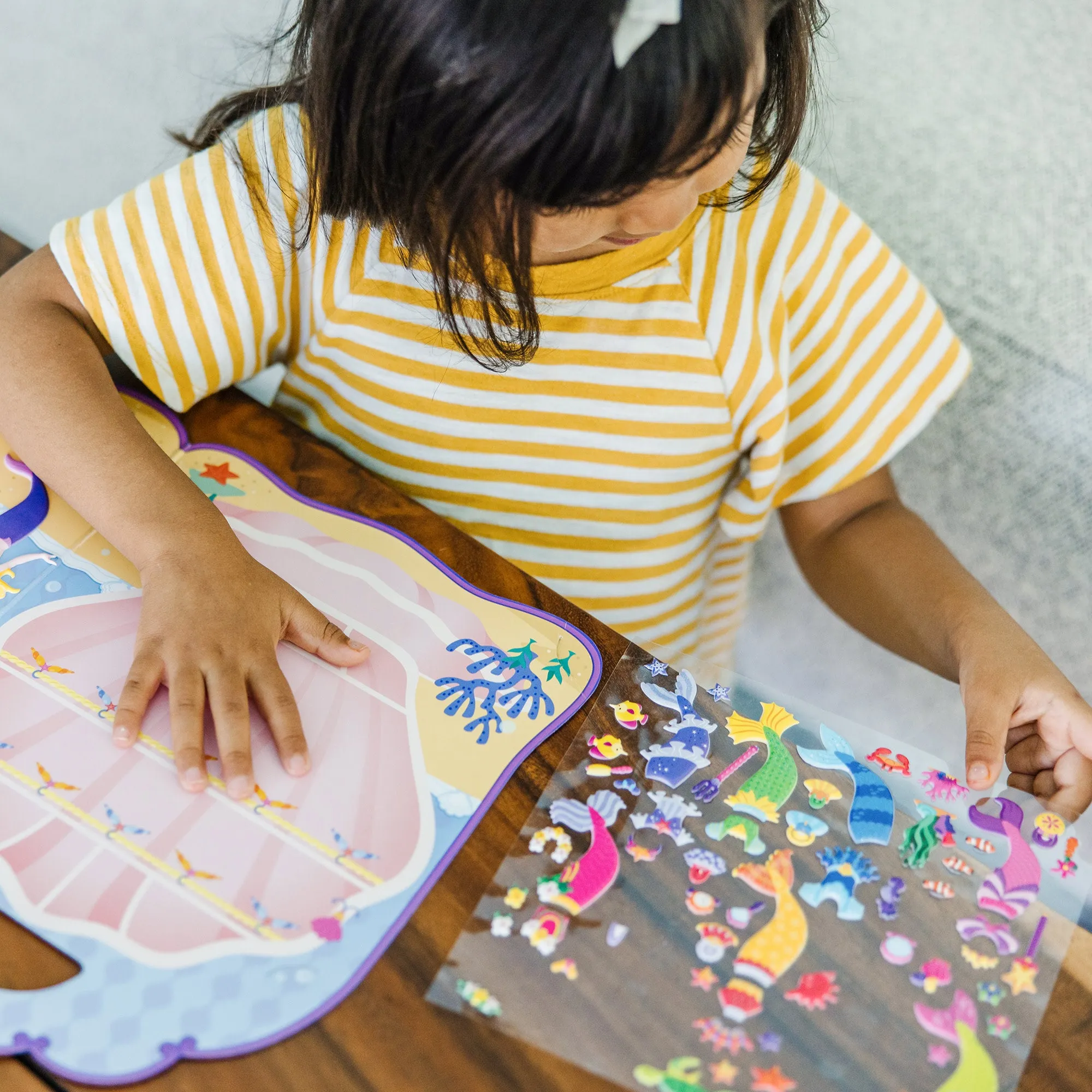 Puffy Sticker Play Set - Mermaid