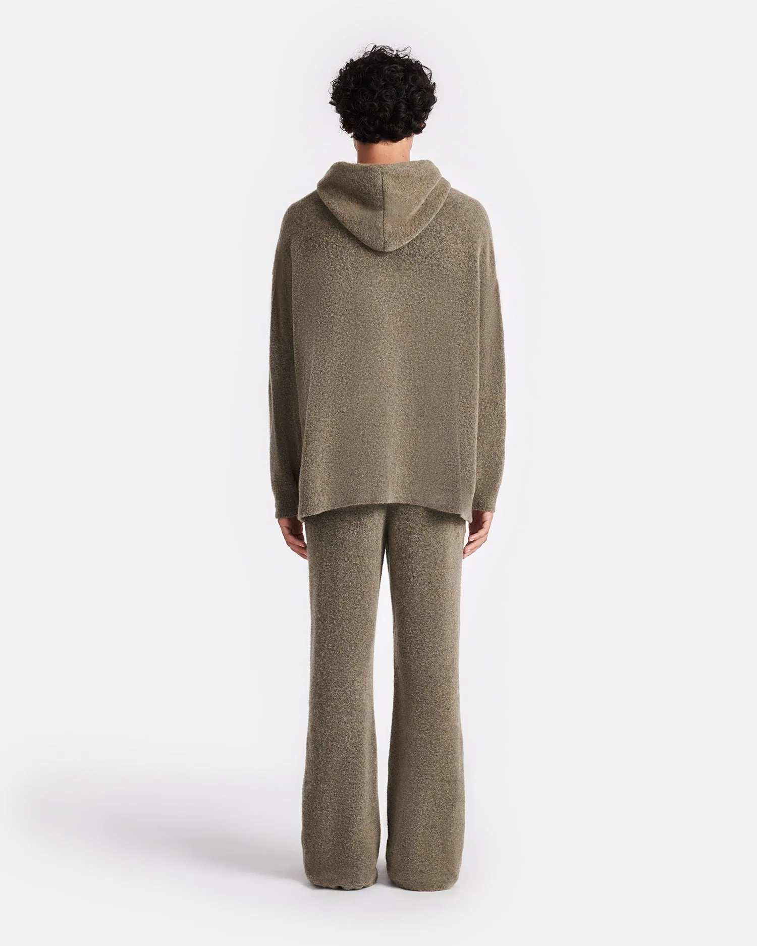 Ractor - Compact Boucle Hoodie - Moss