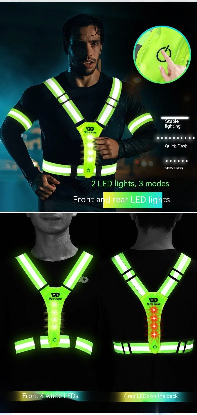 Reflecto running vest