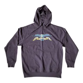 RELIEF SEAGULL HOODIE BROWN