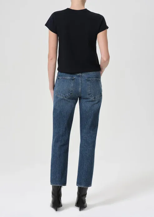 Riley High Rise Straight Crop Jean