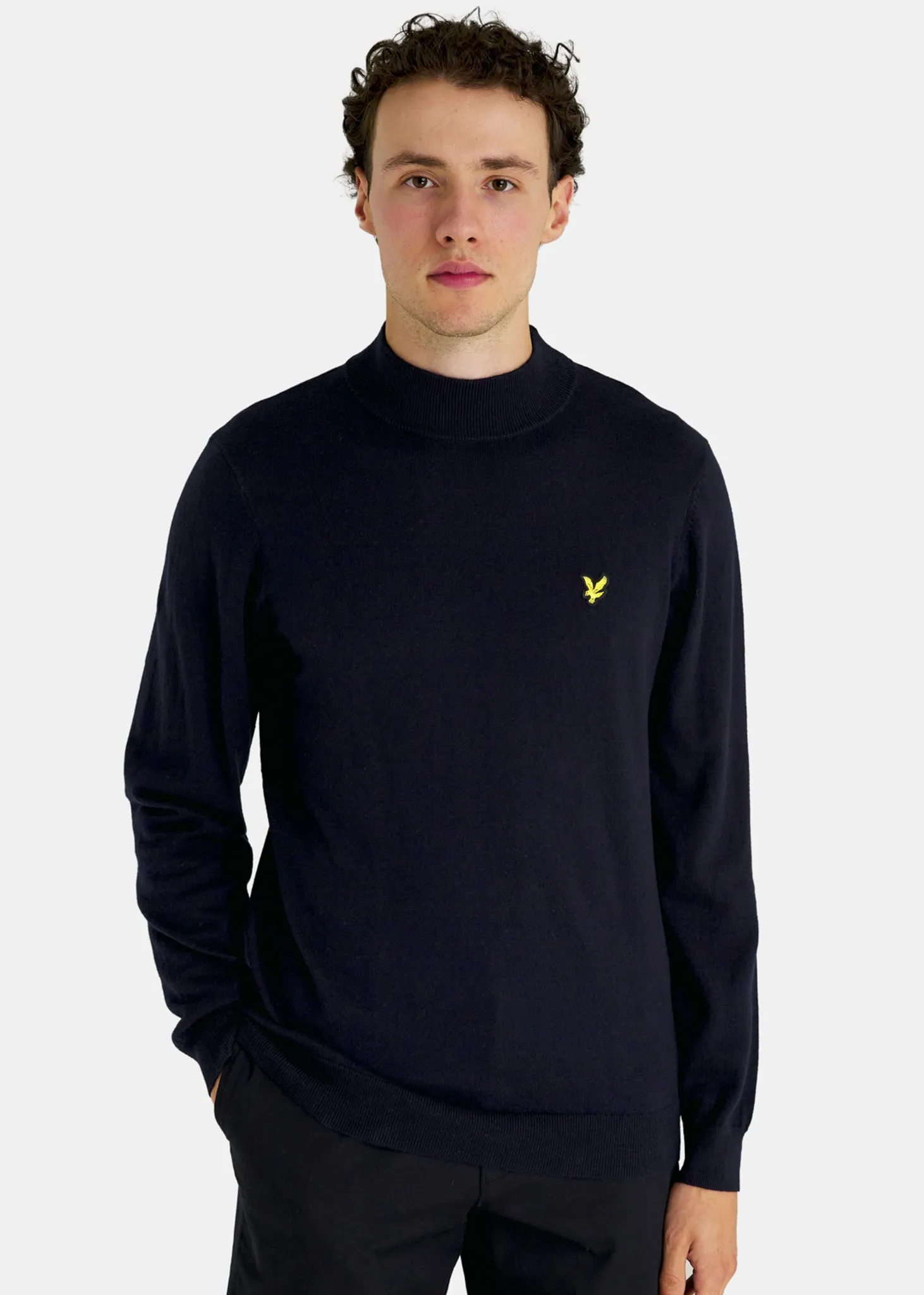 Roll neck jumper - dark navy