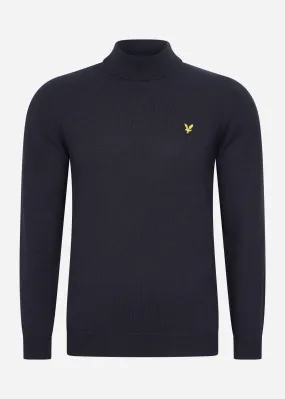 Roll neck jumper - dark navy