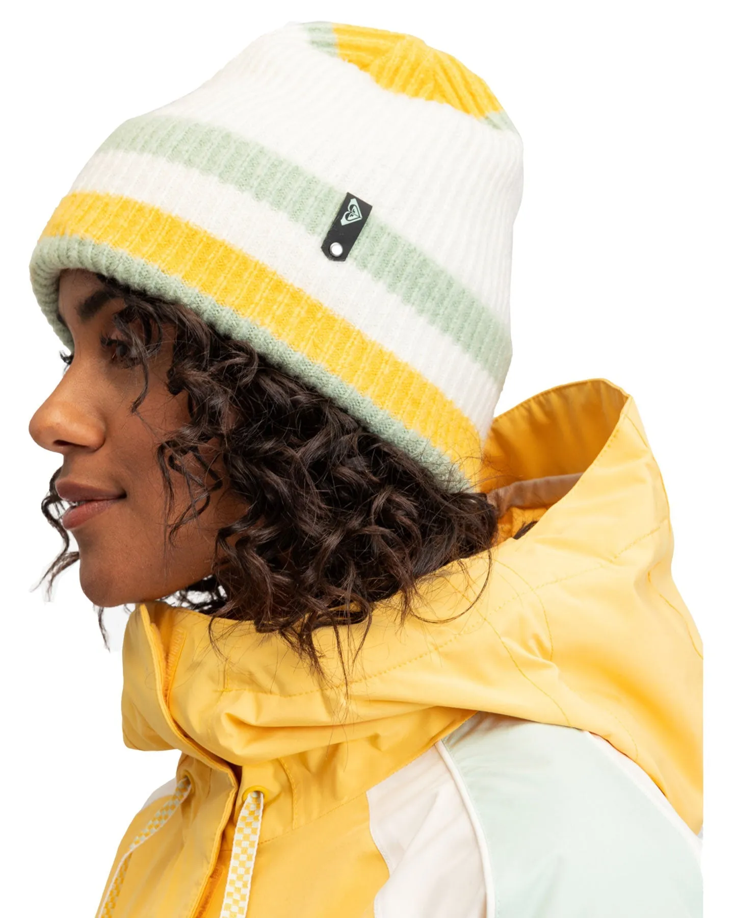 Roxy Women's Gold Hope Beanie - Egret