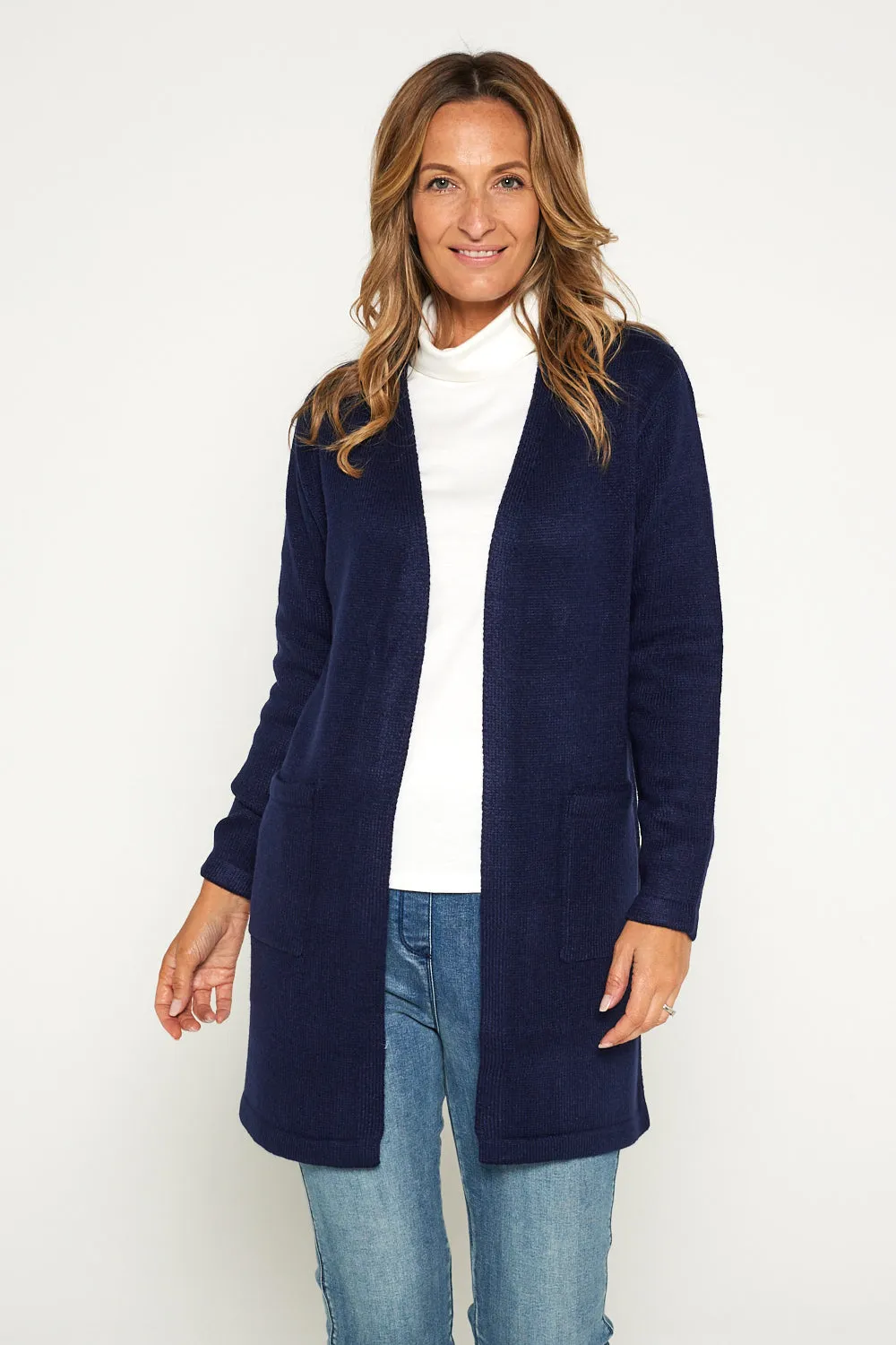 Salima Knit Cardigan - Navy