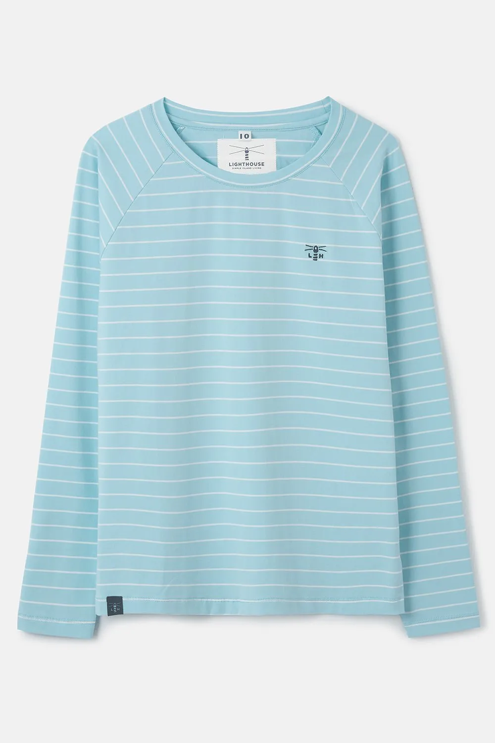 Seashore Long Sleeved Top - Pale Blue