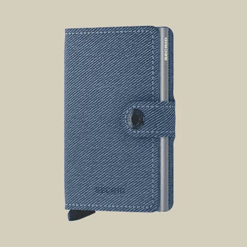 Secrid Miniwallet THE TWIST Jeans Blue