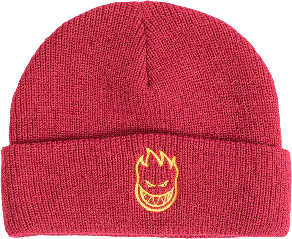 SF BIGHEAD BEANIE DK.RED/GOLD