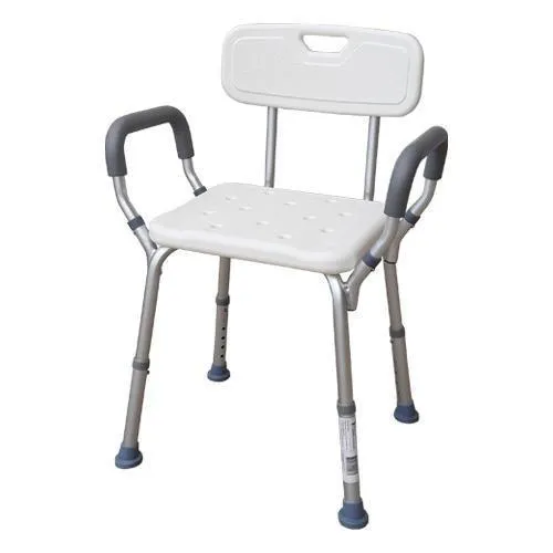 Shower Chair with Detachable Backrest