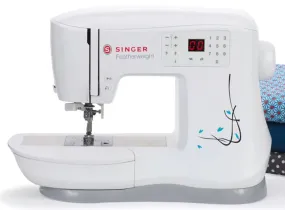 Singer C240 Dual Feed Ultimate Bundle * Offer * with Extension Table and 6 dual feed foot set worth over £150 - Sewing and Quilting machine * Dual Feed IEF System, Portable, strong machine.