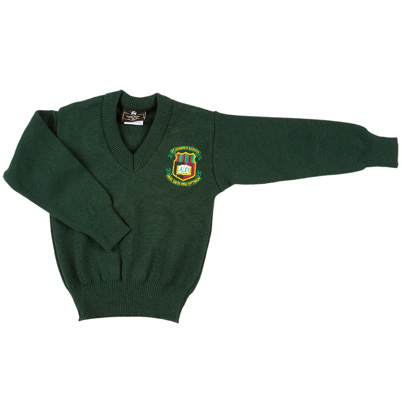 St Josephs NS Coolock V-Neck Jumper (Junior Infants - 4th Class)