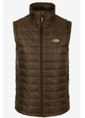 Synthetic Down Pac-Vest in Pintail Brown by Drake