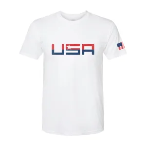 Team America Retro White Valuetainment Short Sleeve T-Shirt (Slim Fit)