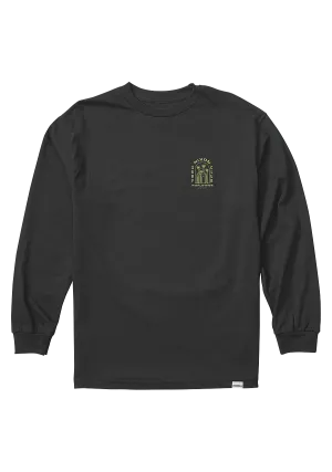 Temple Long Sleeve T-Shirt - Black