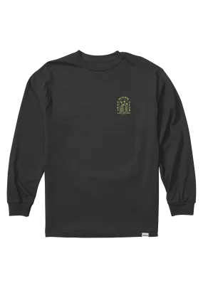 Temple Long Sleeve T-Shirt - Black