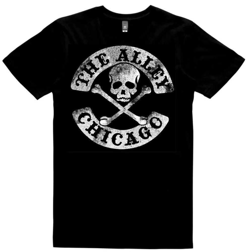 The Alley Chicago Vintage Skull & Crossbones Tshirt & Beanie Pack