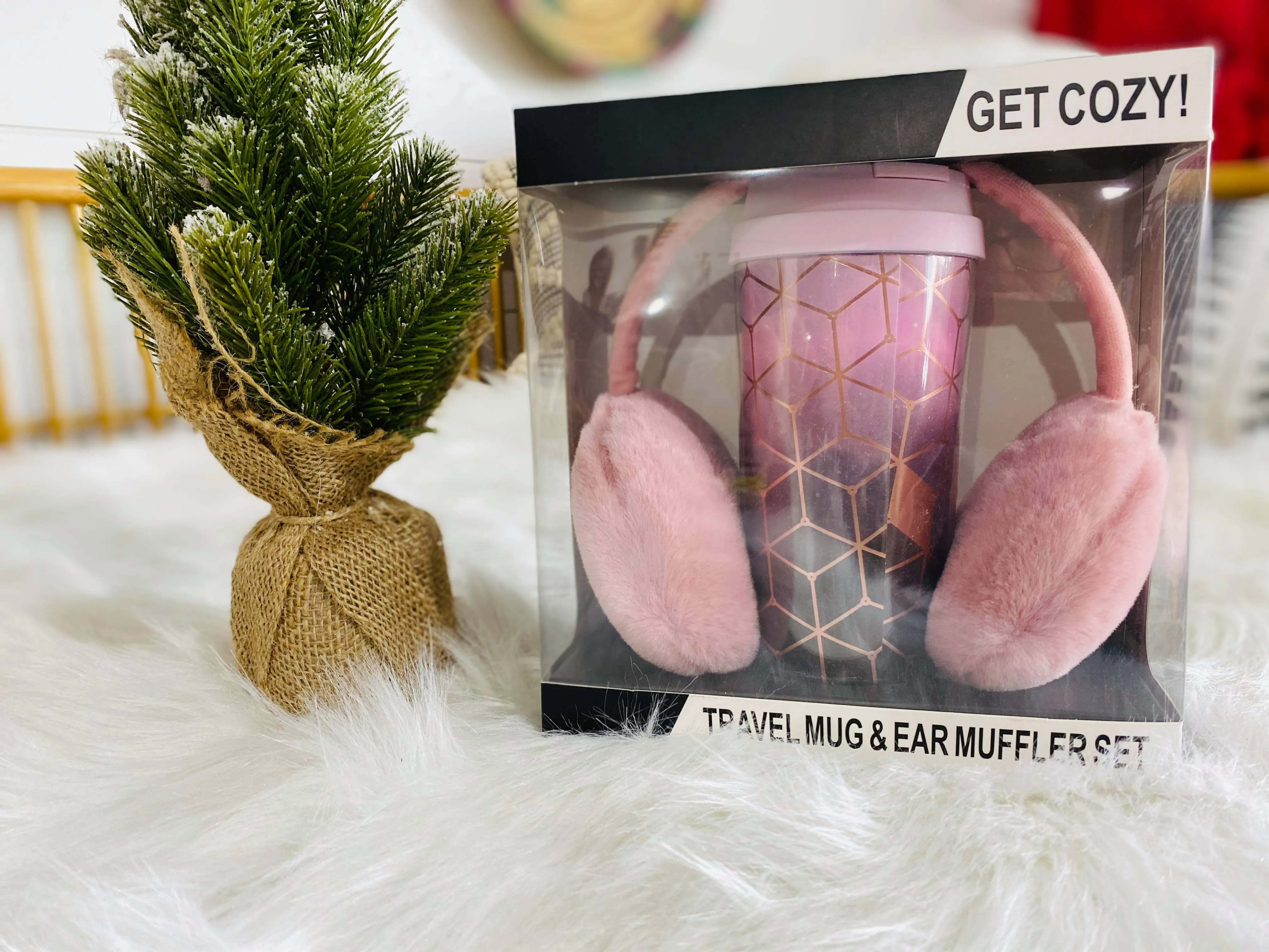 Travel Mug & Ear Muff Set