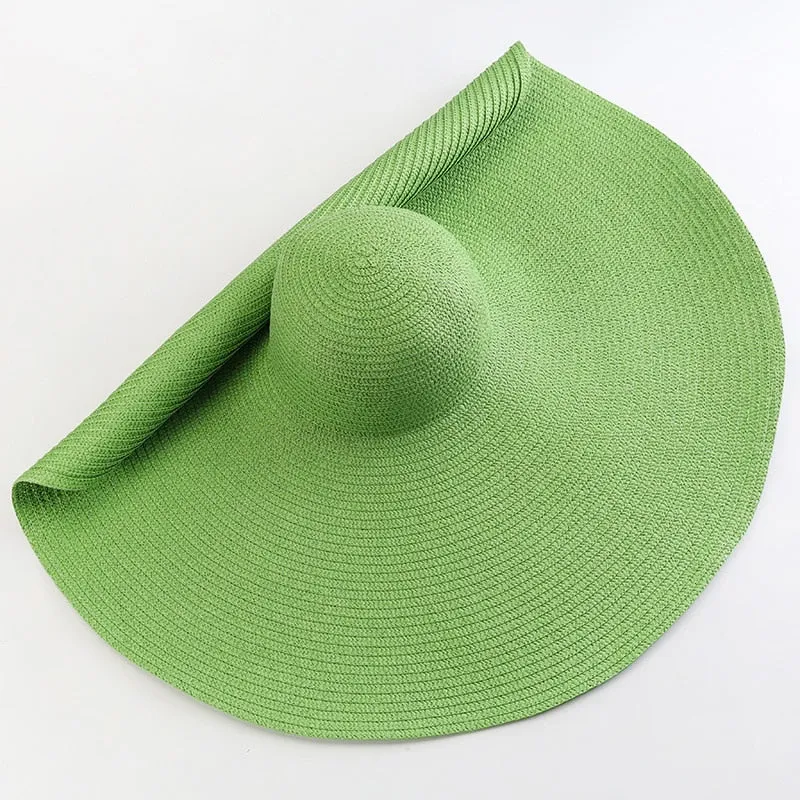 Trendy Oversized  Wide Brim Sun Hat