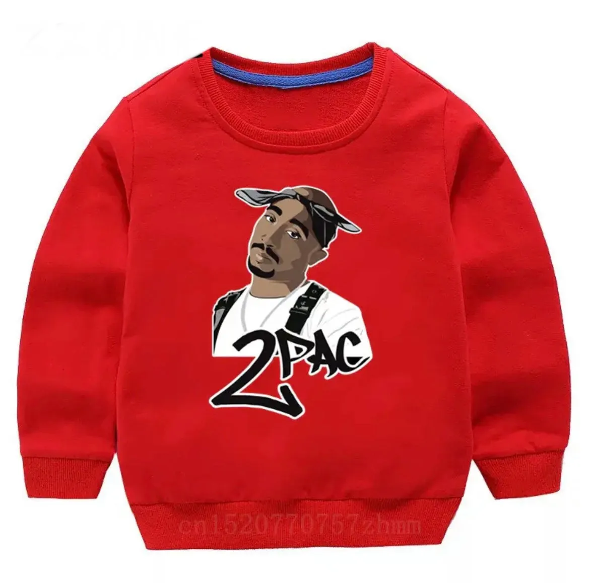 Tupac Graffiti Crewneck Sweater - Kids Jumper