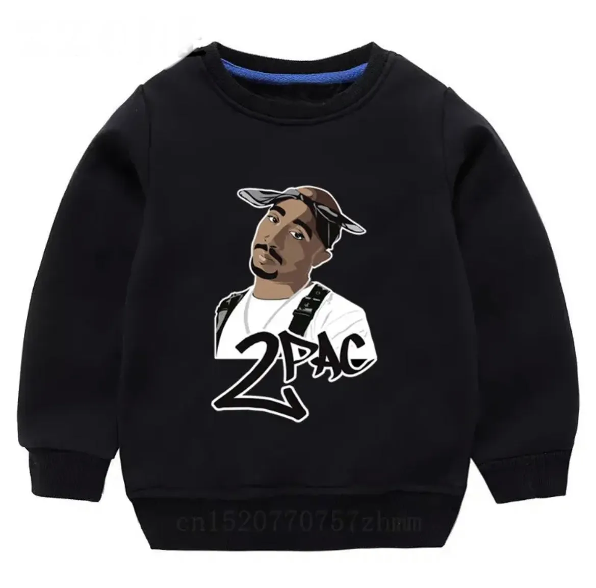 Tupac Graffiti Crewneck Sweater - Kids Jumper