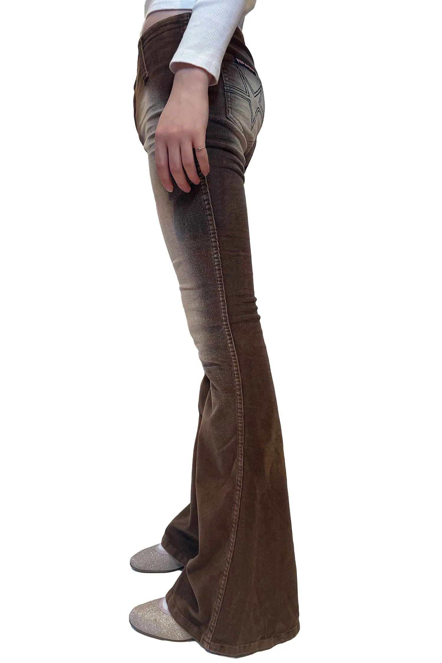 Vintage Marc Vachon Brow Ribbed Pants