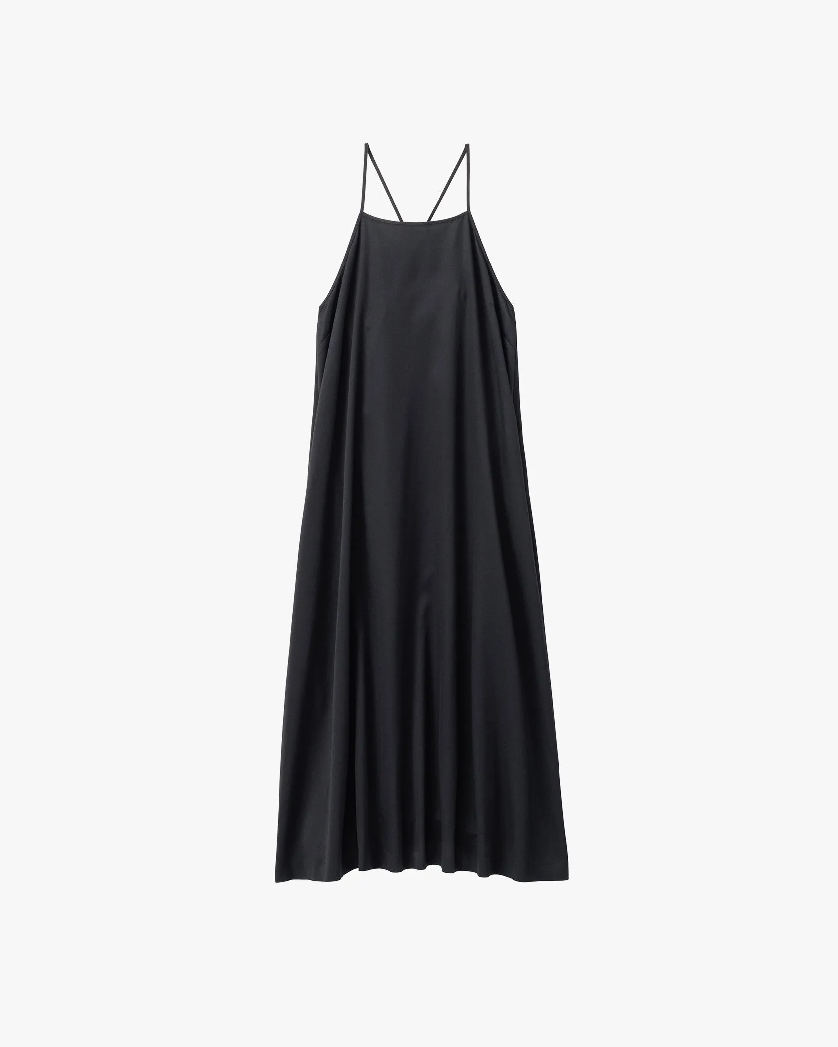 Viscose Wool Silk Gabardine Slip Dress