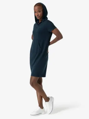 W HOODED BIO DRESS