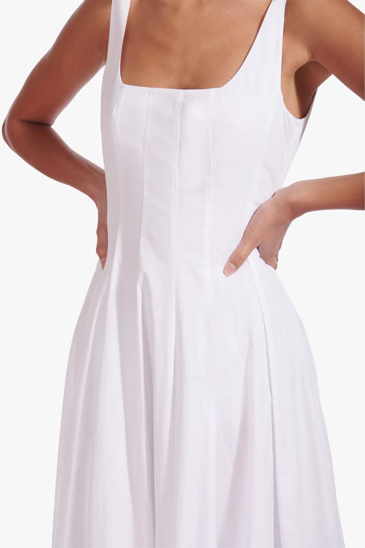 WELLS MAXI DRESS | WHITE