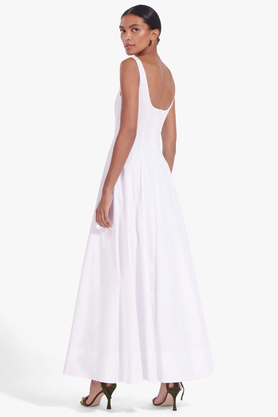 WELLS MAXI DRESS | WHITE