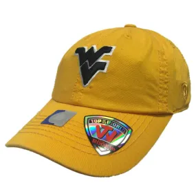 West Virginia Mountaineers TOW YOUTH Gold Crew Adjustable Slouch Hat Cap